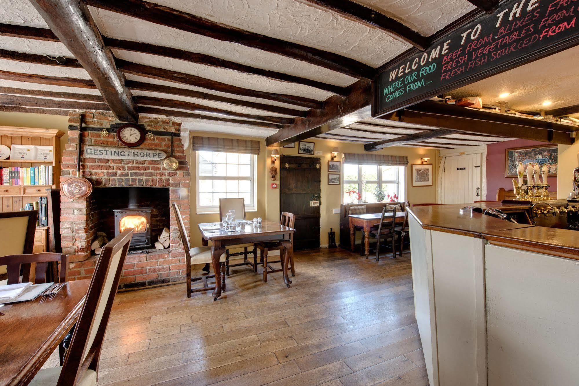 The Pheasant Public House & Hotel Gestingthorpe Eksteriør bilde